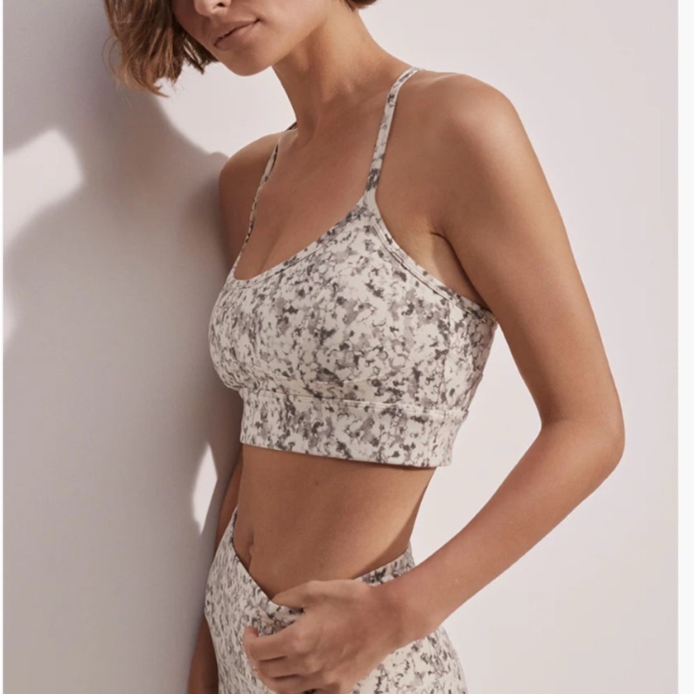 VARLEY Move Irena Bra size small beige browns tan